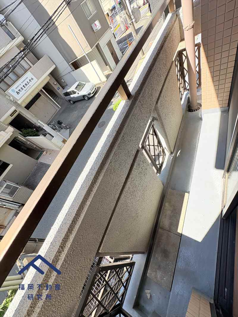 ステイツ天神東のバルコニー