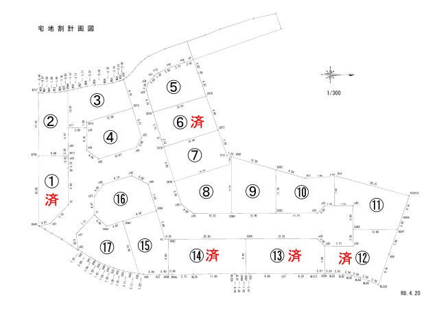 【区画図】 | 吾川郡いの町枝川/全17区画