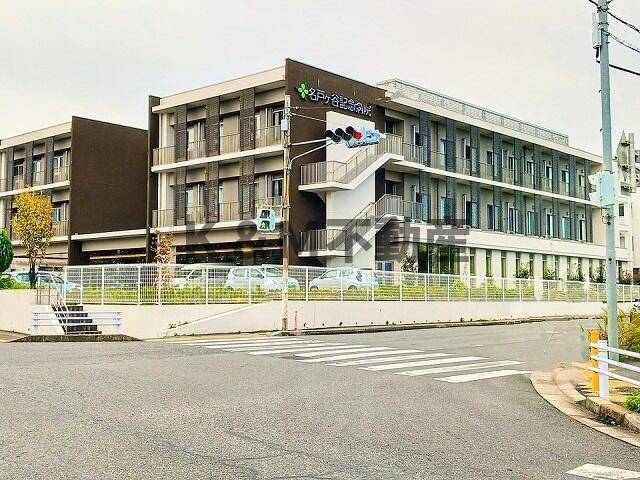 グレイスフルの外観パース|名戸ヶ谷記念病院まで550m 