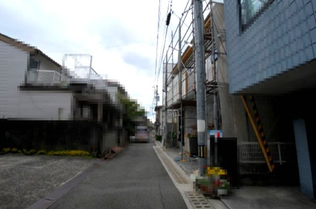 高知市旭天神町第1　1号棟　（全2区画）の前面道路含む現地写真