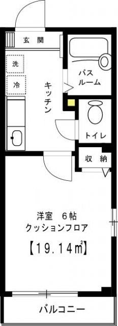 シャーマントＳＫの間取り|間取りです。