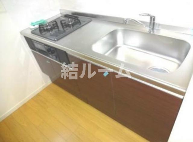 板橋区双葉町のアパートのキッチン