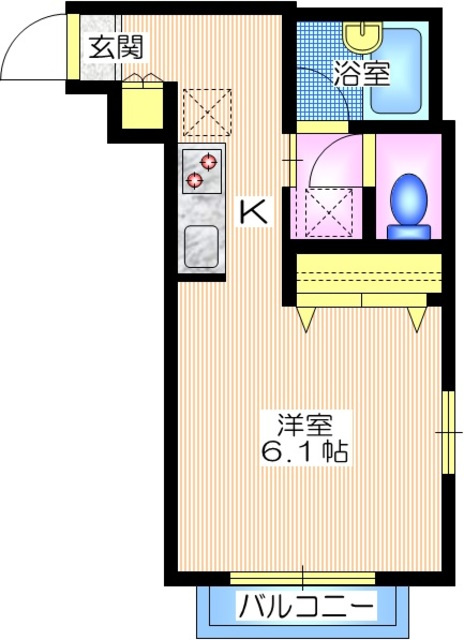 ディアスもえぎ野Ⅱ番館の間取り|角部屋２面採光　玄関ディンプルキー　モニターホン