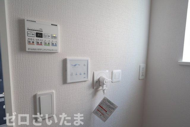 《仲介手数料無料》岩槻区加倉４丁目16-11新築一戸建てリナージュのランドリースペース|ガス乾燥機が設置できます。