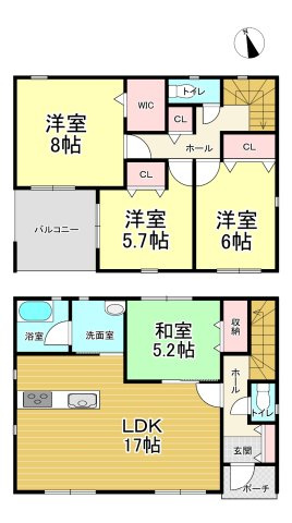【間取り】 | クレイドルガーデン石巻市貞山　第9