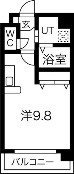 ヴィラ原山南館の間取り