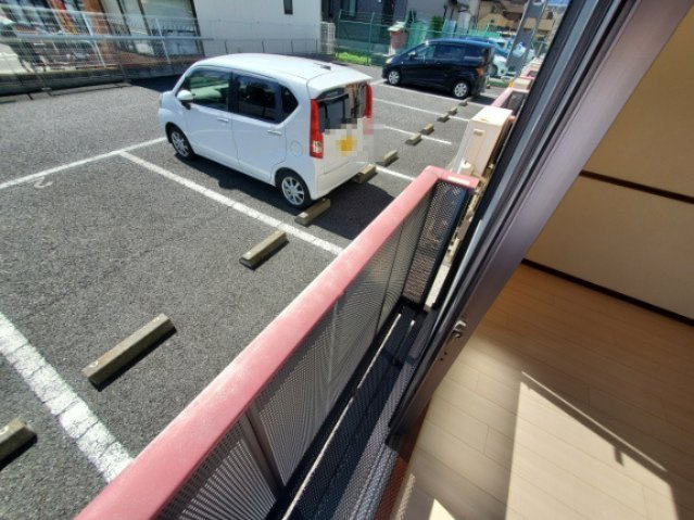フィオーレのバルコニー|※写真は１Fバルコニーです。今回は２階になります。