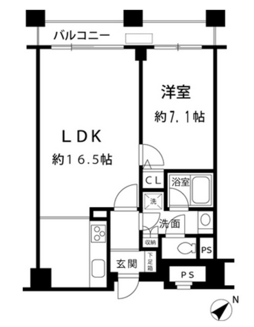 中央区月島１丁目の賃貸マンションの画像