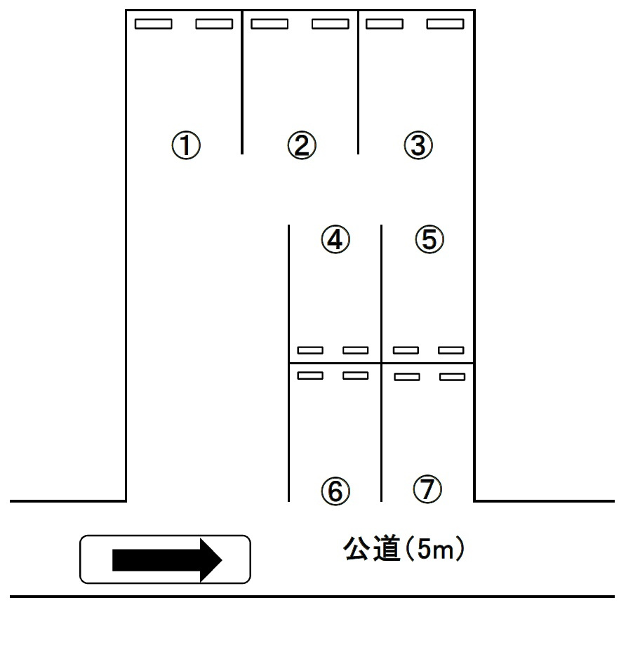 ＫＭＨパーキングの区画図