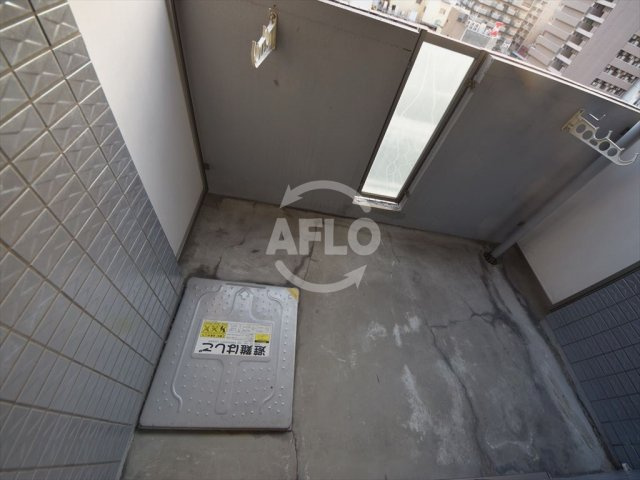 フォレスト西道頓堀のバルコニー