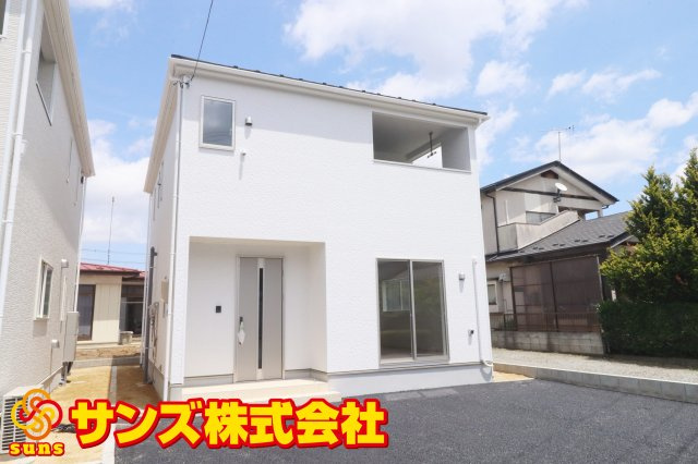 矢吹町曙町第４　　　２号棟　　　善郷小学校、矢吹中学区の外観|南西側から見た外観♪