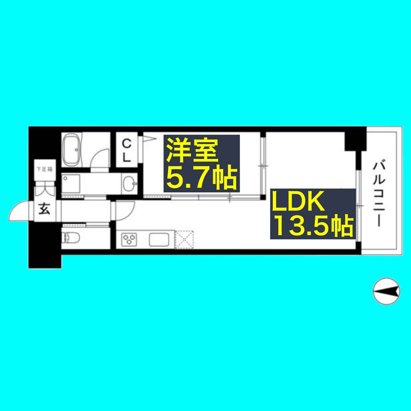 ラヴィータ泉の間取り