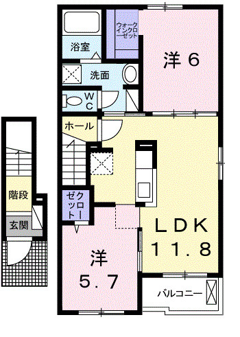リヴィエールⅡの間取り