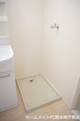 熊本市南区良町２丁目のアパートの洗面所