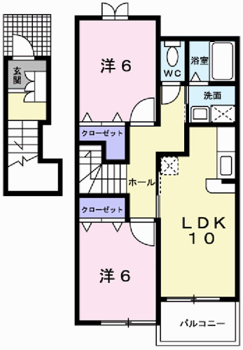 シャトレーゼの間取り