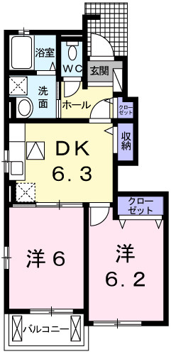 シン．シン．ハウスＣの間取り