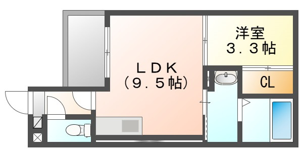 ＲＥＧＡＬＥＳＴ法界院の間取り