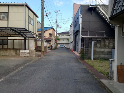 【前面道路含む現地写真】 | 山科区西野山射庭ノ上町　新築戸建