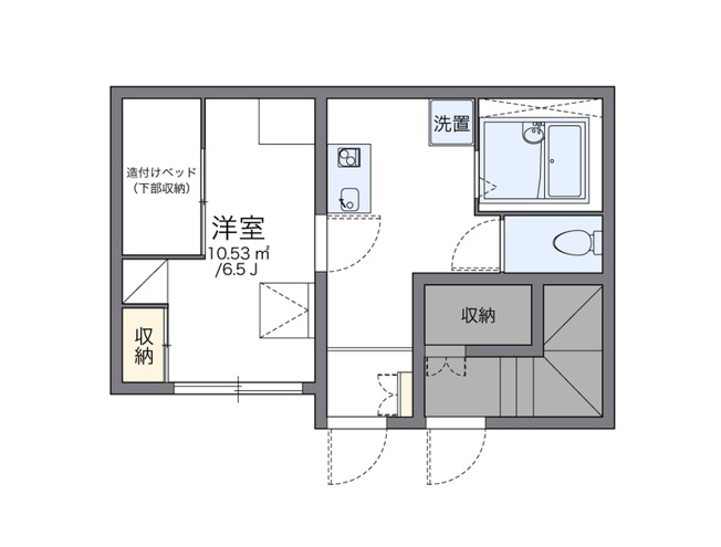 【間取り】 | レオパレスメロディーベルⅢ