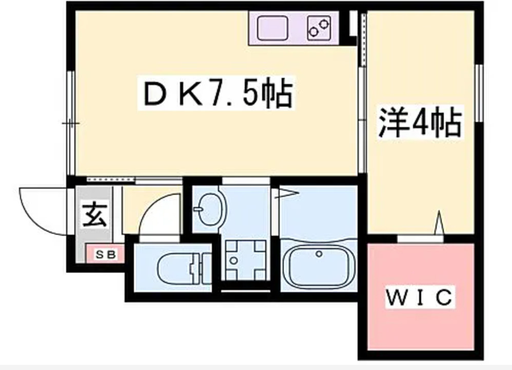 コンフォート双葉Ⅲの間取り