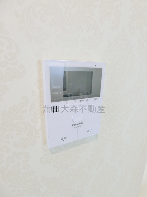 蒲田1丁目賃貸住宅の設備|モニター付きインターホン