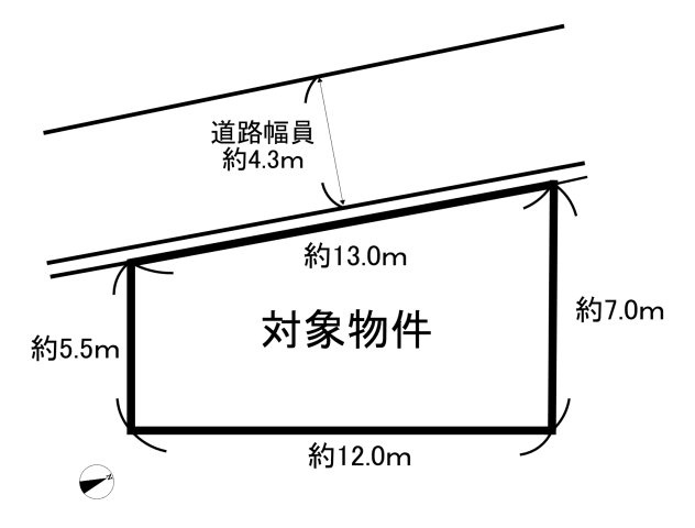 守恒五丁目6番10号（B-7）の土地図