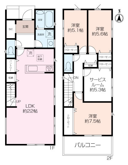 根岸町4丁目4期　全2棟の画像