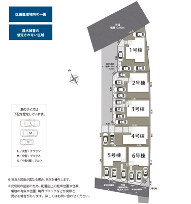 【区画図】 | 静岡市清水区三保松原町 22期 新築一戸建て 4号棟 | 4号棟の区画図です