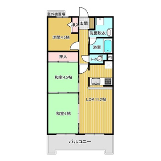 【間取り】 | ネオハイツ鳥取