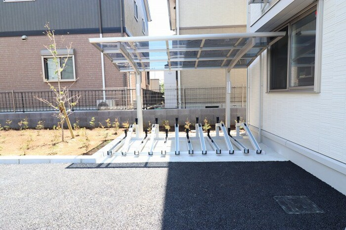 松戸市新松戸７丁目のアパートのその他共用部分|駐輪場