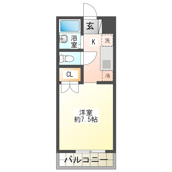 エスポワール須磨の間取り