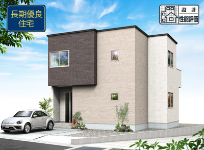 【外観パース】 | 静岡市清水区北脇新田 新築一戸建て 22号棟 | 外観パースです