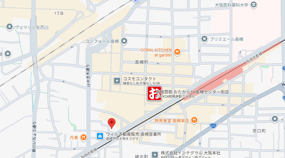 メゾンフラグランスの地図