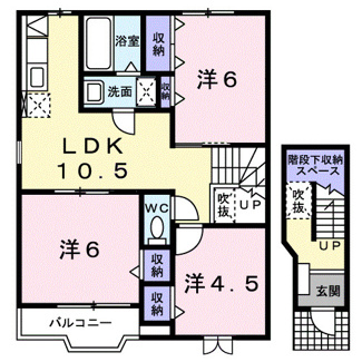 【間取り】 | アルカンシエル　3ＬＤＫＨ
