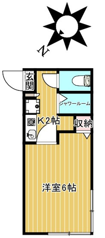 エムエーハイツの間取り