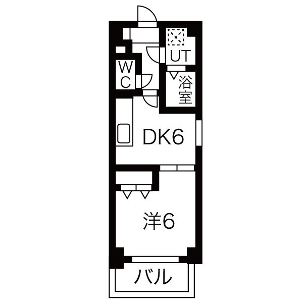 GROOVE大日(旧:ボーエトワール)の間取り