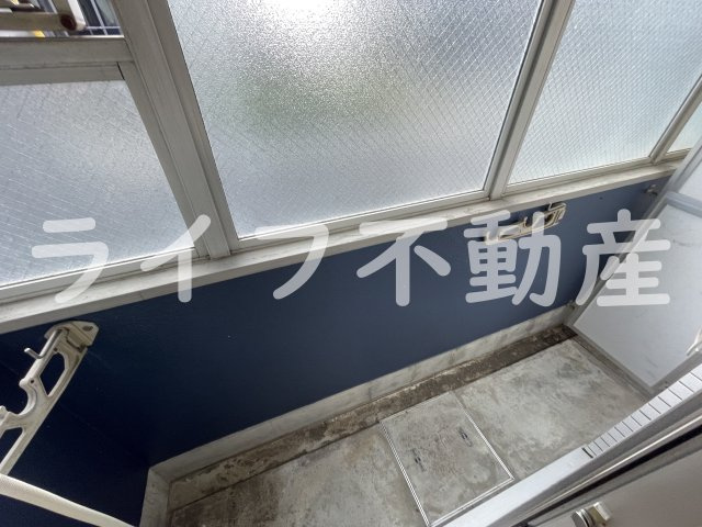 アールエス菱屋西のバルコニー|外からの目が気にならないバルコニーで洗濯物が干せます