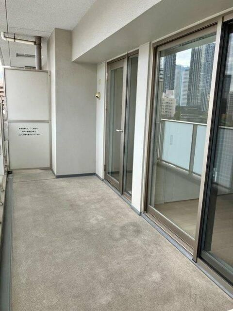 クレストシティ木場のバルコニー