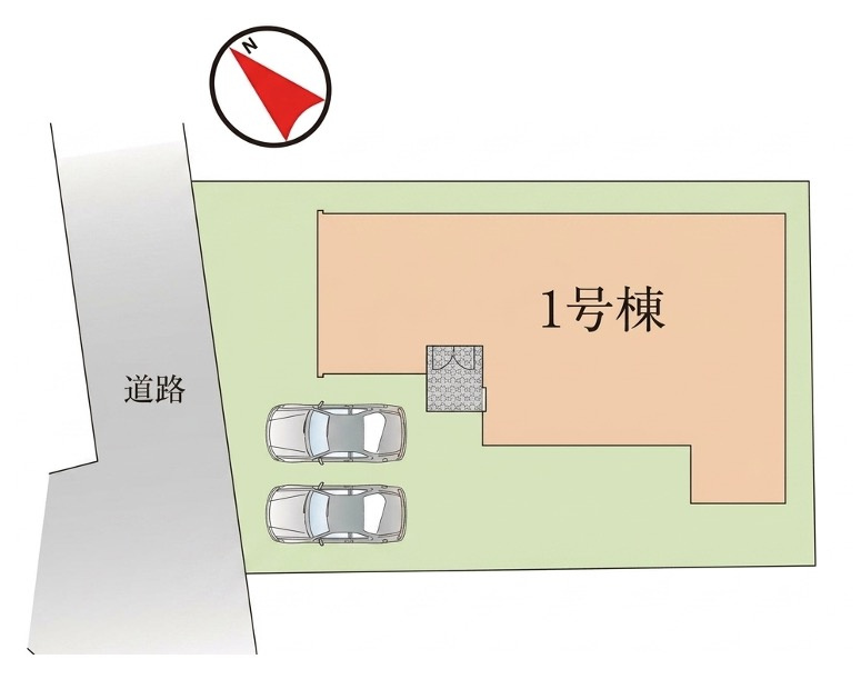 [新築住宅] 鴻巣市宮前 9期 全1棟の区画図