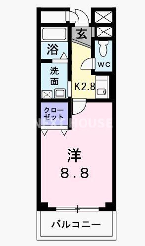 ソレイユ山坂の間取り