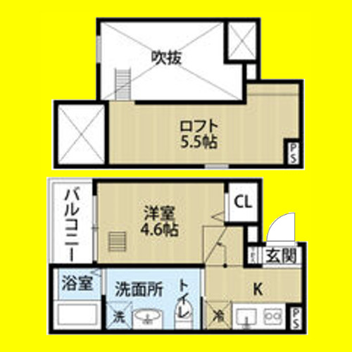 プランドールN(プランドールエヌ)　名古屋市賃貸　仲介手数料無料の間取り