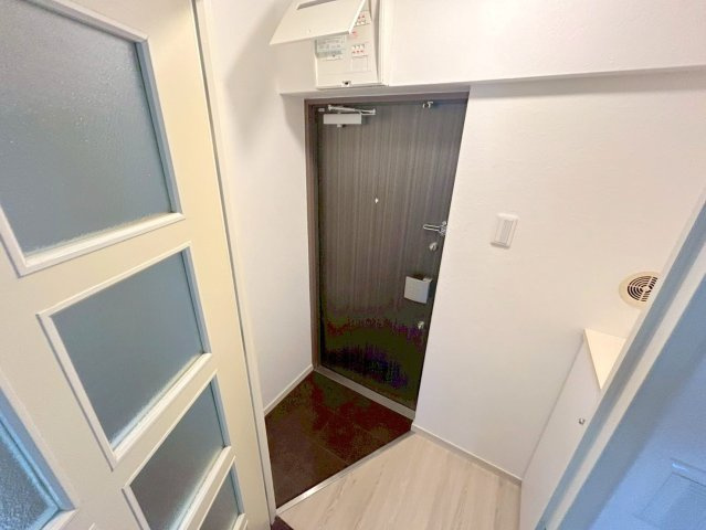 パークロッジの玄関