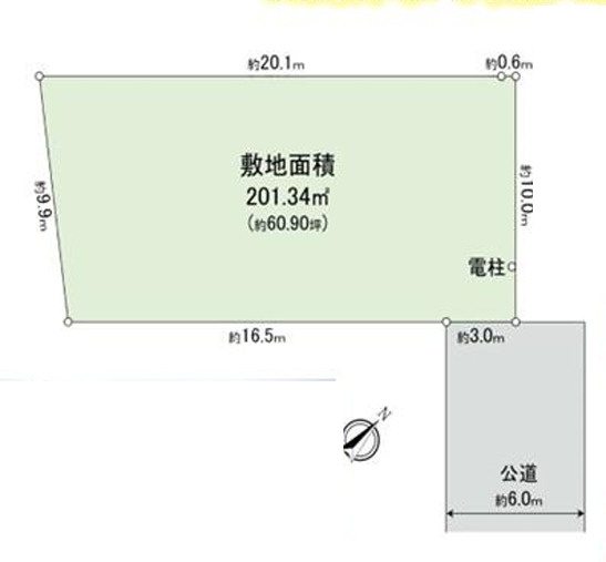 藤沢市鵠沼松が岡2丁目　売地