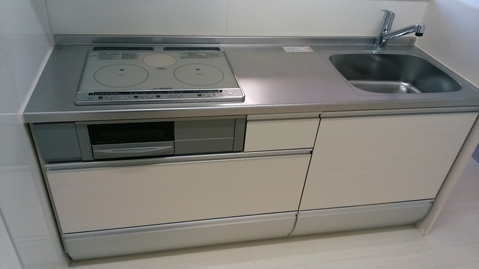 ファミリオール　Ｂ棟のキッチン