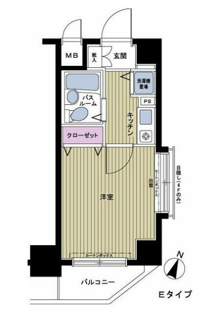 フェニックス笹塚壱番館の間取り
