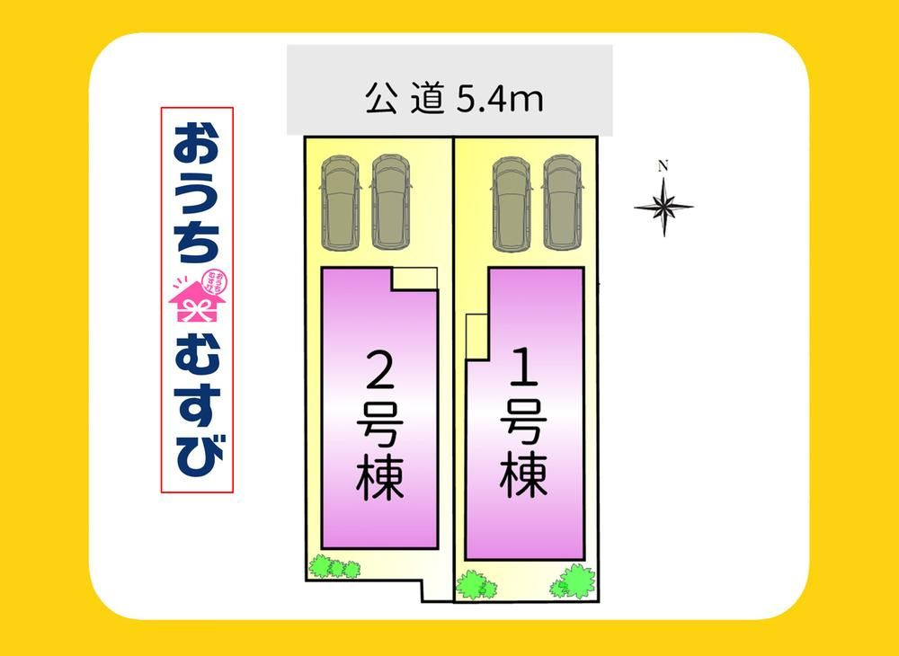 北区成願寺102(全2棟)の区画図