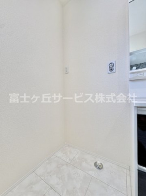 【ランドリースペース】 | 田原市神戸町東大坪 新築一戸建て 1号棟 | 洗濯機置き場です