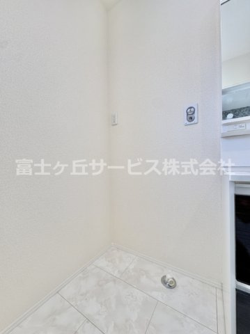 【ランドリースペース】 | 田原市神戸町東大坪 新築一戸建て 1号棟 | 洗濯機置き場です