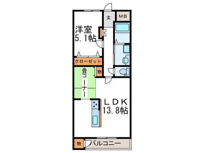 【間取り】 | 森田マンションA棟