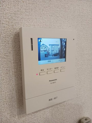 【セキュリティ】 | 梅の木テラス | モニター付きインターホンです